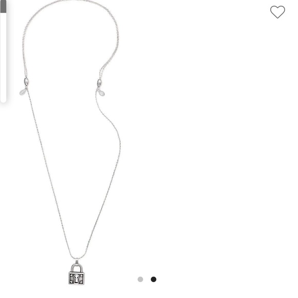 Alex and Ani Adjustable Unbreakable Love Lock Necklace in Silver up to 28” NWT - Picture 3 of 5